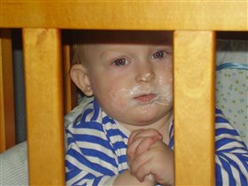 Сижу за решетой, весь в твороге, но довольный