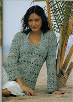 Пуловер с V-образным вырезом из Онлайн весна 2006