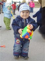 С паравозом,