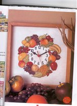 reloj frutas