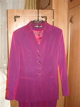 Костюм женский ярко розовый