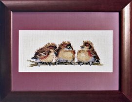 Лохматенькие воробьишки:)