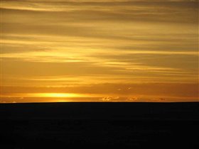 Солнце село...