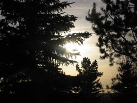 Загадочный закат....