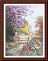 Classic Cross Stitch - sc 164 Lilacs and Roses