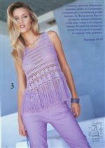 Топ с цветами - фото