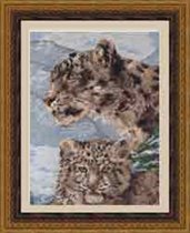 Снежные барсы из серии дикие животные