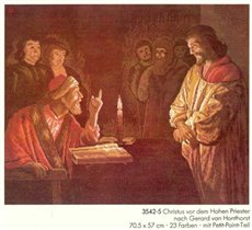 Wiehler - Christus vor den hohen Priester 3542