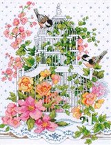 Blossoming Birdcage