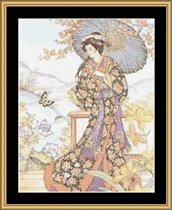 Noble Oriental With Parasol
