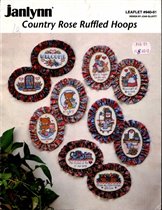 Country Rose Ruffled Hoops