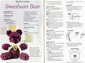Sweetbeart Bear - AFC -129 (june2004)