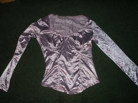 блуза сиреневая
