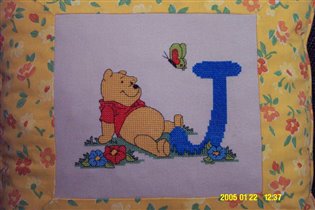 Pillow for my niece 'J'