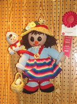 Раздел Куклы и игрушки - вязанная кукла