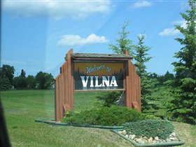 Vilna. Въезжаем в город Vilna, - очередной городок нашей поездки