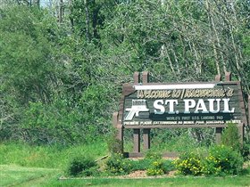 St. Paul. Ещё один небольшой город на нашем пути.