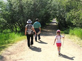 Украинская деревня. Вот и переход во вторую часть деревни.