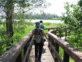 Украинская деревня. Этот мостик мы уже видели, когда кушали