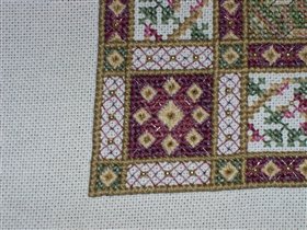 Peacock Tapestry (Janlynn)  -  Угловой фрагмент