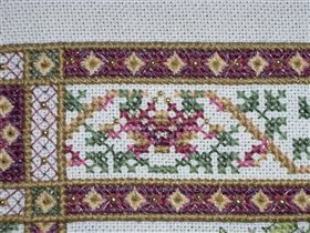 Peacock Tapestry (Janlynn)  -  Фрагмент каймы