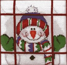 Snowman in Window