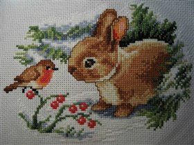 Robin and rabbit от Vervaco