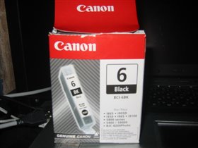 картиридж черный Canon  BCI-6BK
