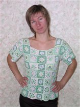 Кофточка из мотивов