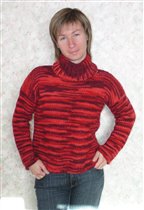 Пуловер со съемным  воротом фото 1