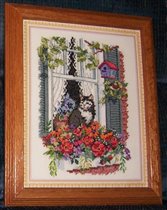 Dimensions-Windowsill Kitty - Gold Collection