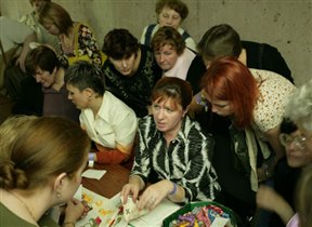 Мы с Людмилой на мастер-классе