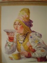 Боярышня за чаем))