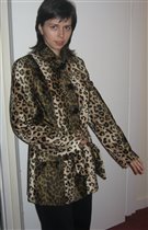 Пальто леопард