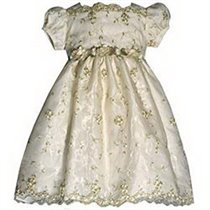 Великолепное белое платье с золотом. США - 2000р. на 3 года.