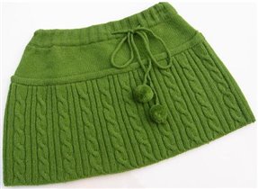 зеленая юбка