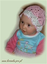 Crochet hat for my friends daughter