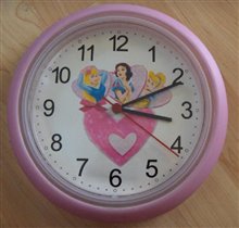 Часы для спальни девочки 'Принцессы'