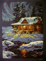 Dimensions. Moonlit Cabin.