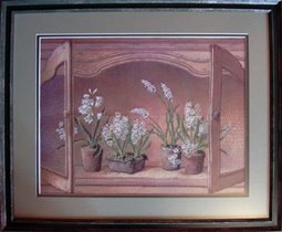 French Cupboard – Hyacinths Picture (#51432, Candamar Designs) 