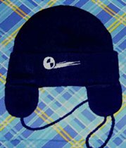 Шапка синяя,р.47-48.