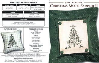 JBW 158 Christmas Motif Sampler II - обложка