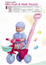 Play 6020	Каталка-трицикл для куклы	559,00