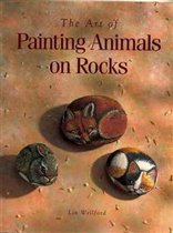 Painting animals on the rock