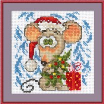 Мышка новогодняя