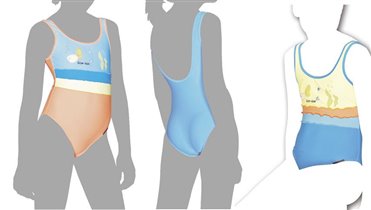 Купальник совместный 33-1,цена 440 + 15%