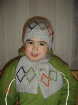 Серенькая шапочка и шарф