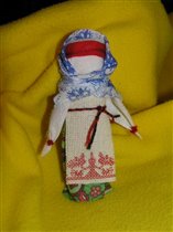 Кукла-скрутка из новогоднего подарка Оли-Увлеченной