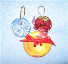 новогодние пуговички