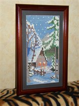 Дом по снегом